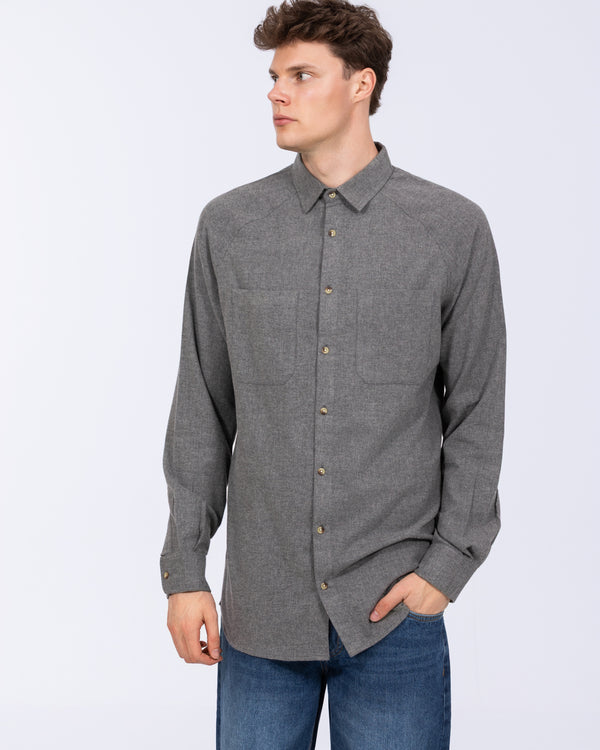 2t Bradley Tall Relaxed Fit Raglan Shirt (charcoal marl)