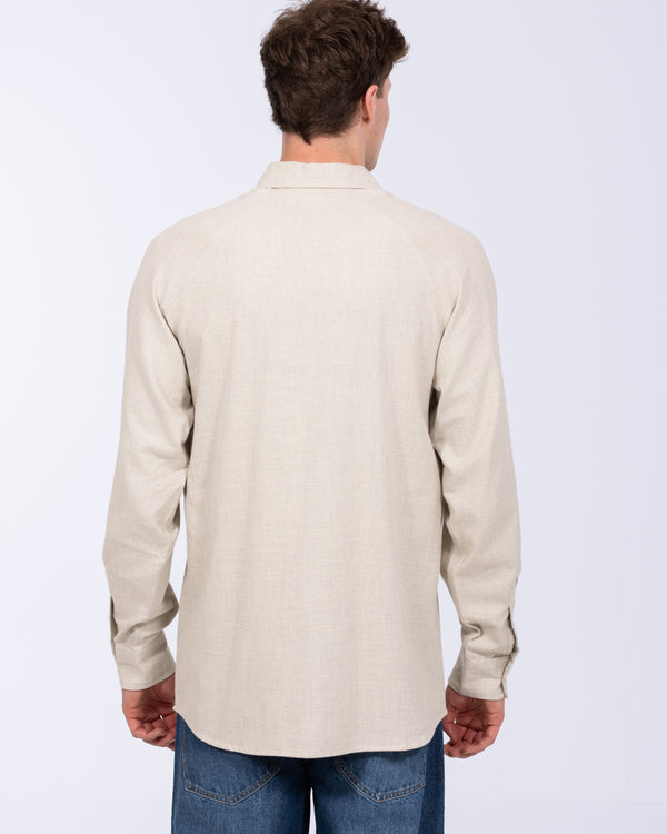 2t Bradley Tall Relaxed Fit Raglan Shirt (oatmeal)