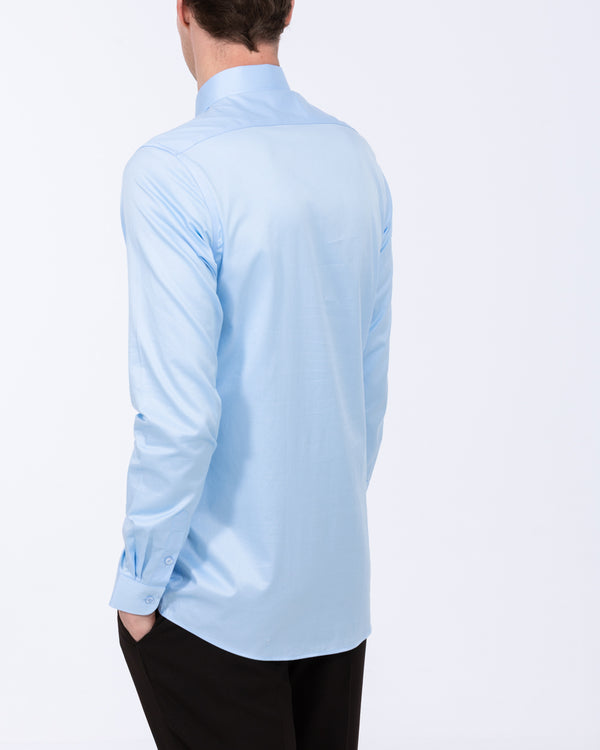 2t Extra Tall Slim Fit Non Iron Formal Shirt (sky blue)