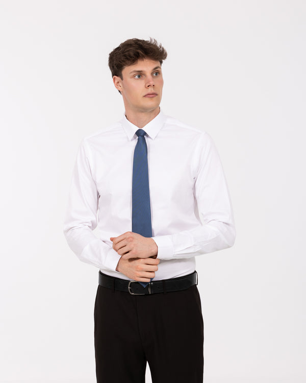 2t Extra Tall Slim Fit Non Iron Formal Shirt (white)