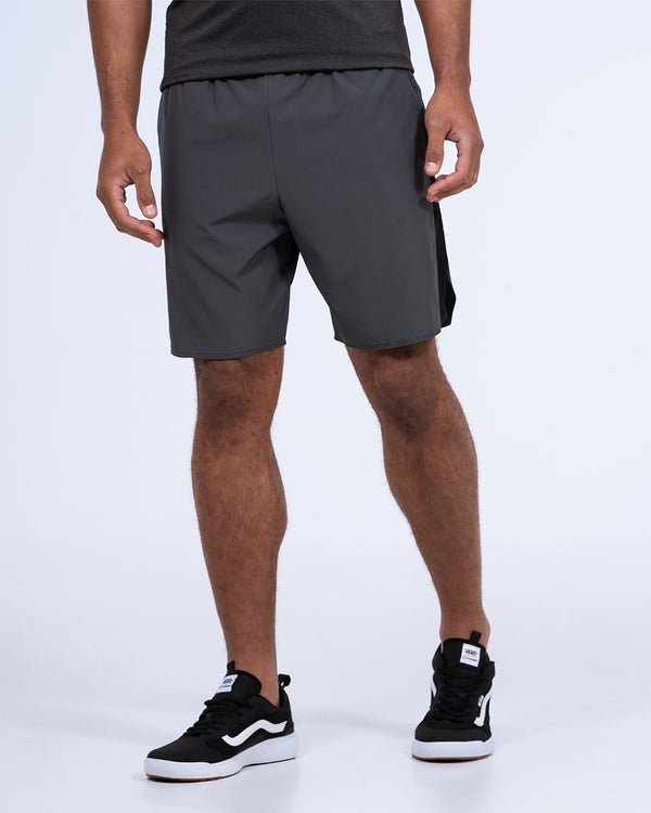 2t Tall Colour Block Training Shorts (charcoal)