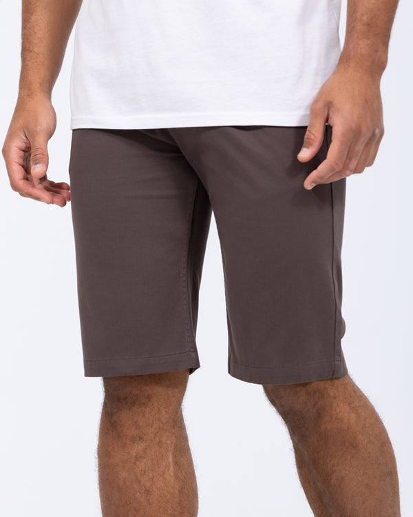 2t Grant Regular Fit Tall Chino Shorts (slate)