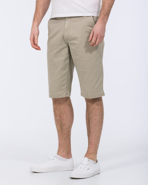 2t Grant Regular Fit Tall Chino Shorts (stone)