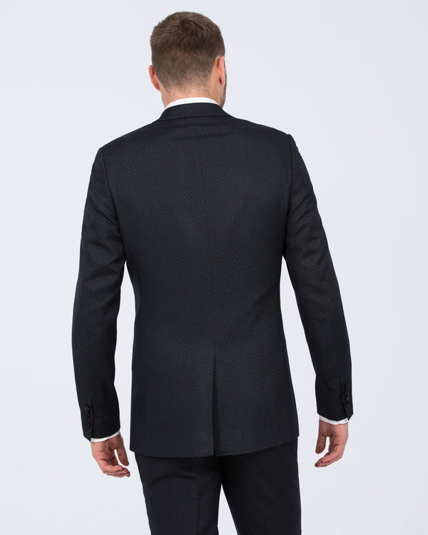 Skopes Slim Fit Tall Dinner Suit Jacket (navy diamond)
