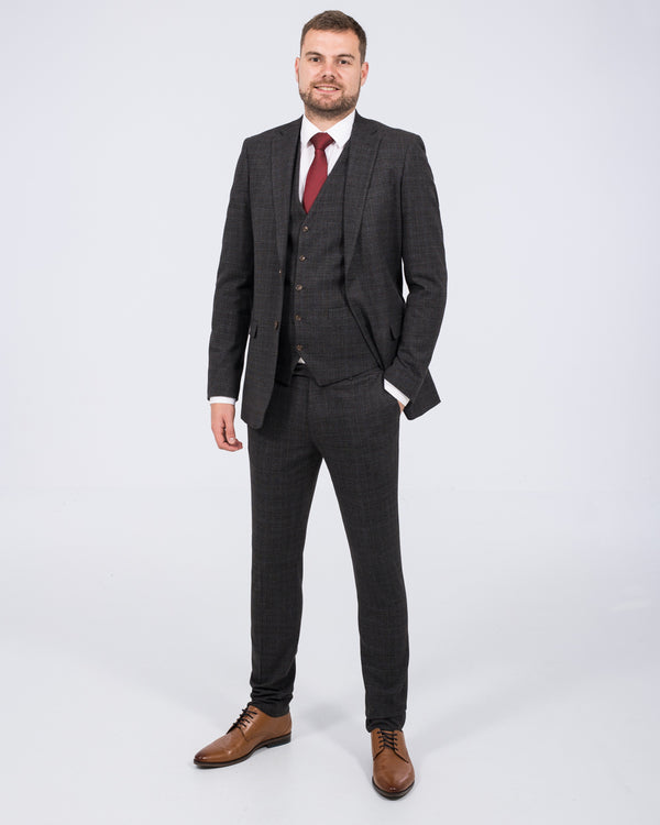 Skopes Jacob Slim Fit Tall Suit (grey check)