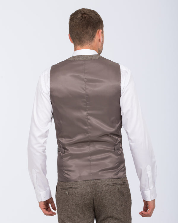 Skopes Jude Slim Fit Tall Suit (fawn herringbone)