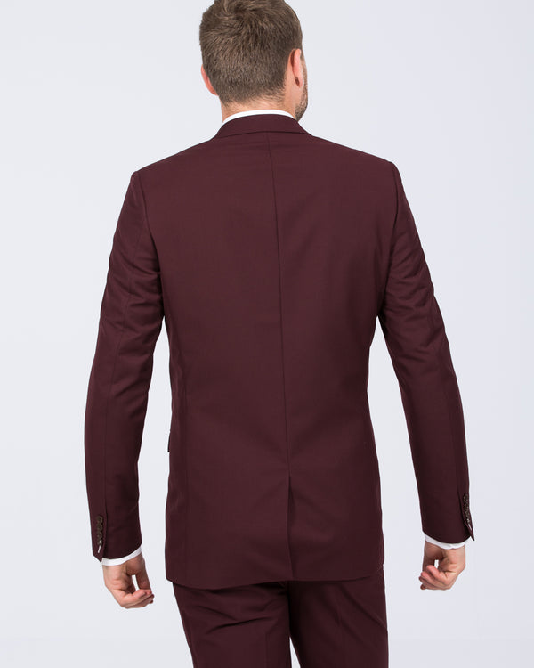 Skopes Madrid Slim Fit Tall Suit (claret)