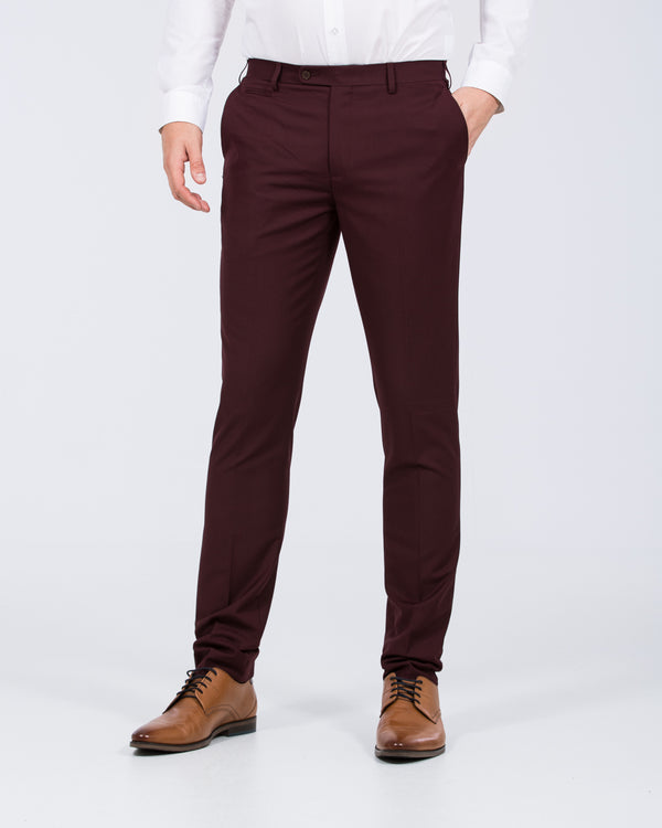 Skopes Madrid Slim Fit Tall Suit (claret)