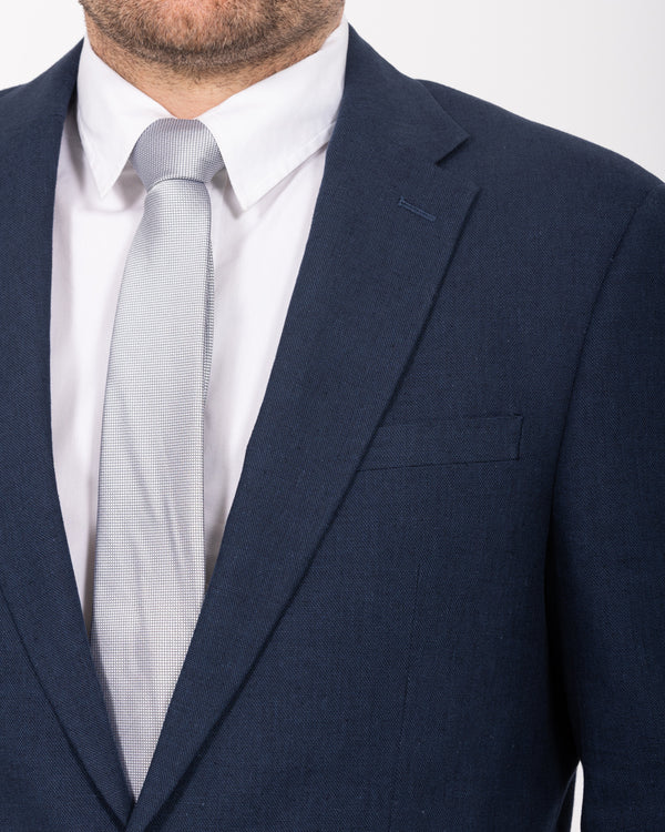 2t Tall Cotton Linen Suit Jacket (navy)