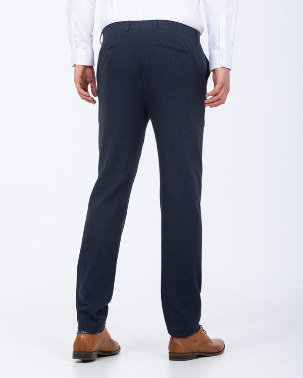 2t Tall Cotton Linen Suit Trousers (navy)