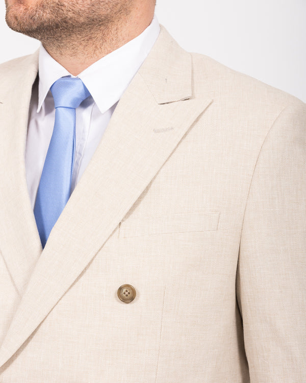 2t Tall Cotton Linen Suit Jacket (oatmeal)