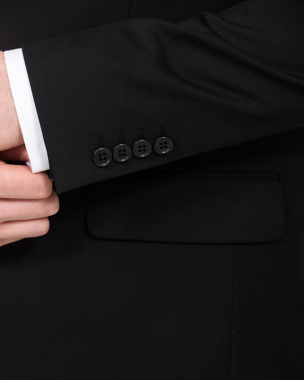 2t Tall Slim Fit Stretch Suit Jacket (black)