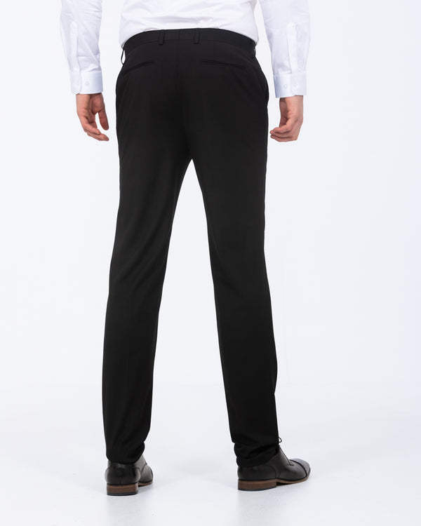 2t Tall Slim Fit Stretch Suit Trousers (black)
