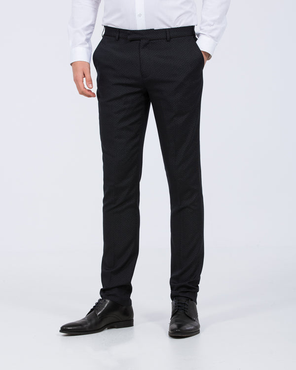 Skopes Slim Fit Tall Dinner Suit Trousers (navy diamond)