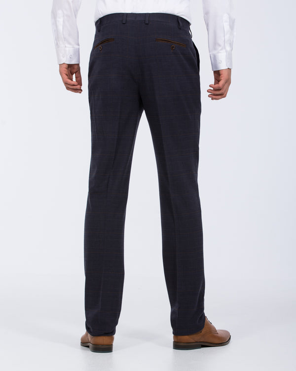 Skopes Guildford Slim Fit Tall Suit (navy check)