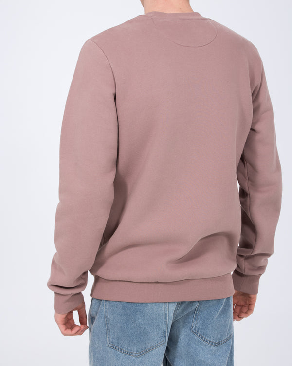 2t Hamish Tall Heavyweight Regular Fit Sweatshirt (mauve)