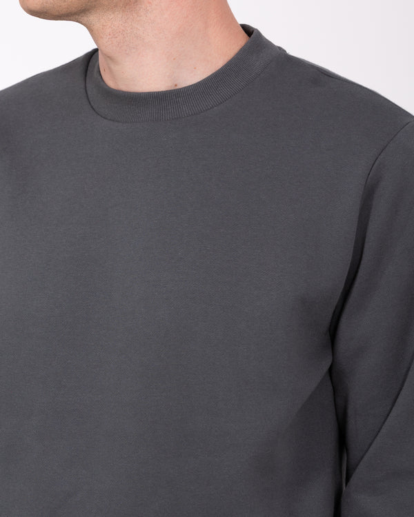 2t Hamish Tall Heavyweight Regular Fit Sweatshirt (slate blue)