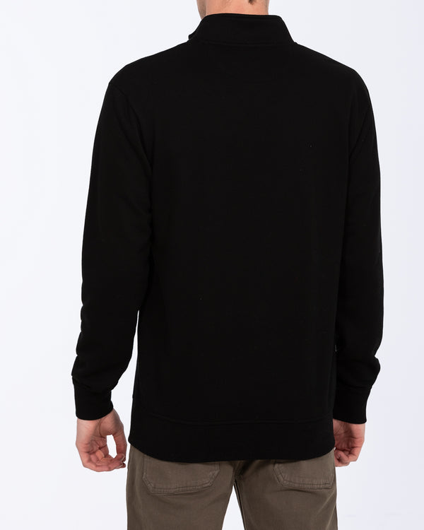 2t Wyatt Tall Quarter Zip Sweatshirt (black)