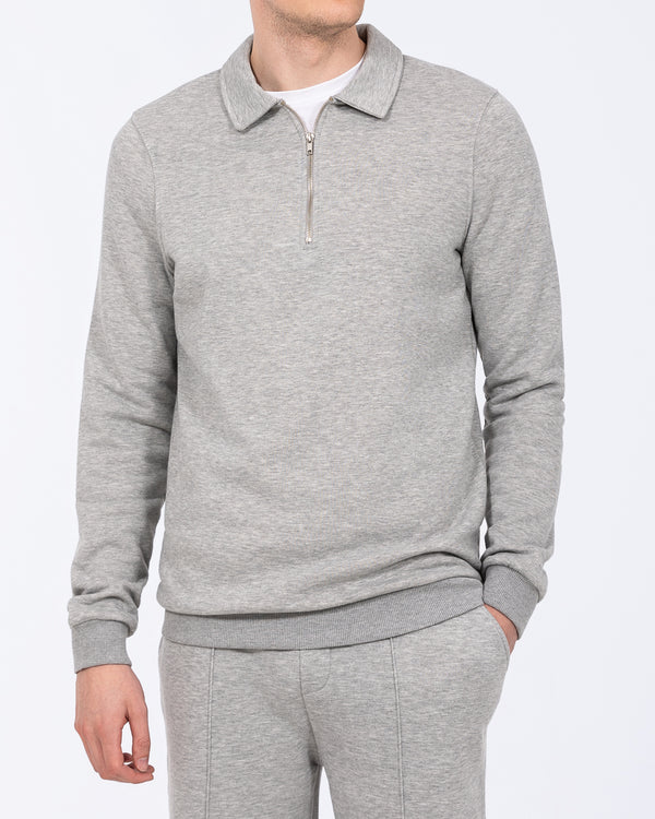 2t Elijah Tall Quarter Zip Sweatshirt (grey)