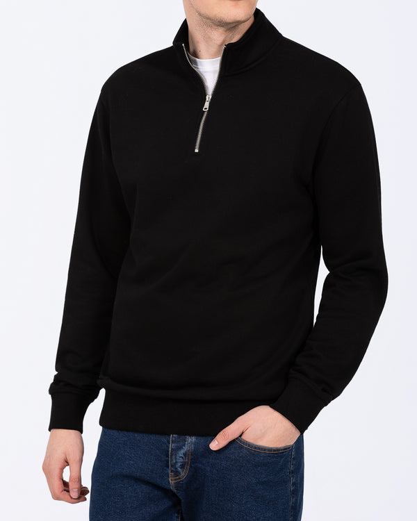 2t Wyatt Tall Quarter Zip Sweatshirt (black)