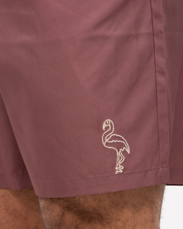 2t Harry Tall Swim Shorts (mauve embroidered)