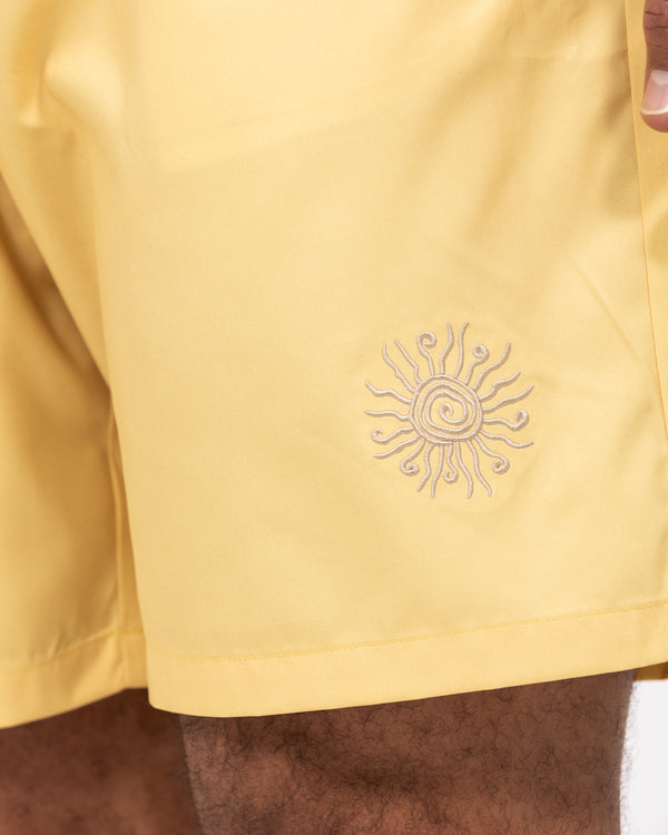 2t Harry Tall Swim Shorts (yellow embroidered)