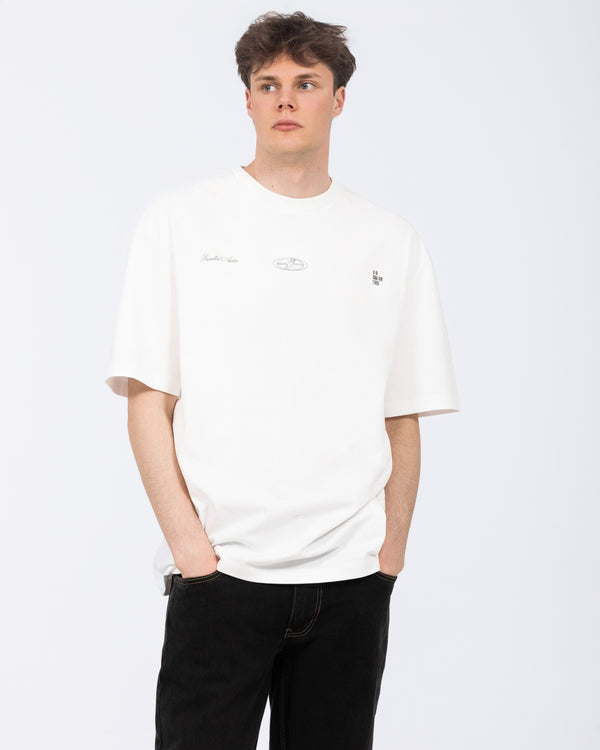 2t Brad Tall Oversized T-Shirt (white pattern)