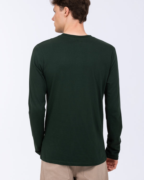 2t Tall Henley Long Sleeve T-Shirt (bottle green)