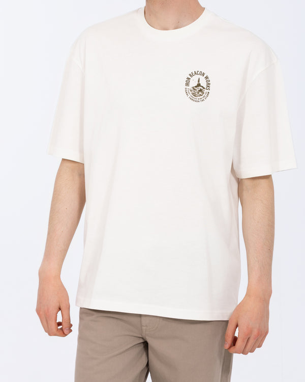 2t Brad Tall Oversized T-Shirt (printed ecru)