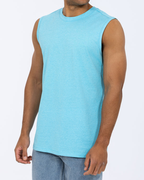 2t Jesse Tall Tank Top (turquoise)