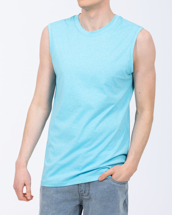 2t Jesse Tall Tank Top (turquoise)