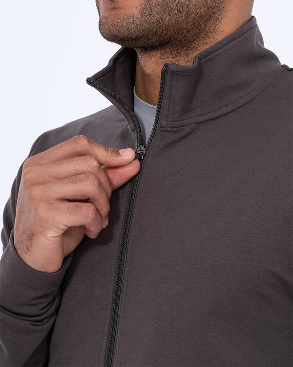 2t Tall Zip Up Top (dark grey)