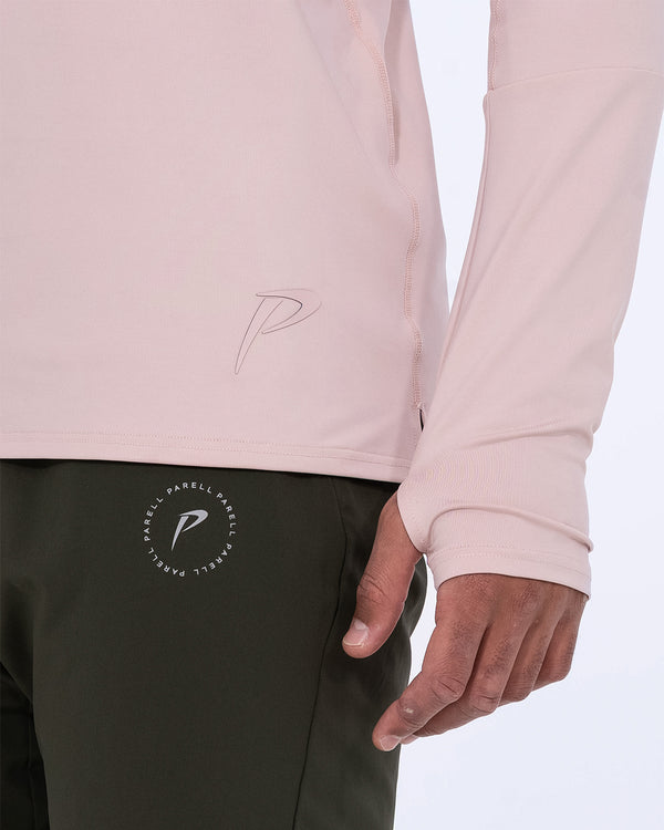 Parell Evolve Tall Quarter Zip Training Top (dusky pink)