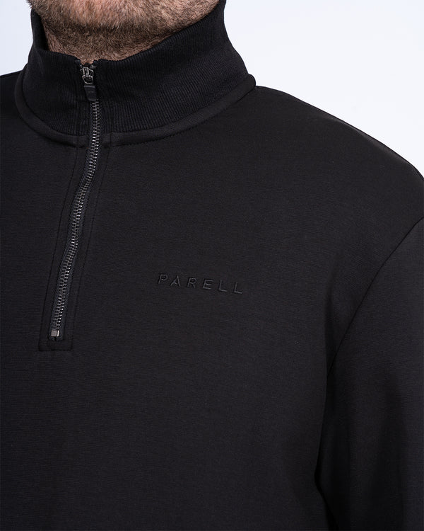 Parell Active Tall Quarter Zip Golf Top (black)