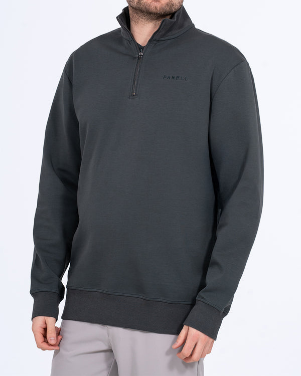 Parell Active Tall Quarter Zip Golf Top (iron moss)