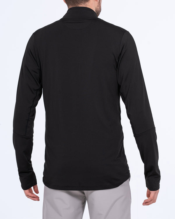 Parell Active Tall Zip Through Golf Training Top (black)