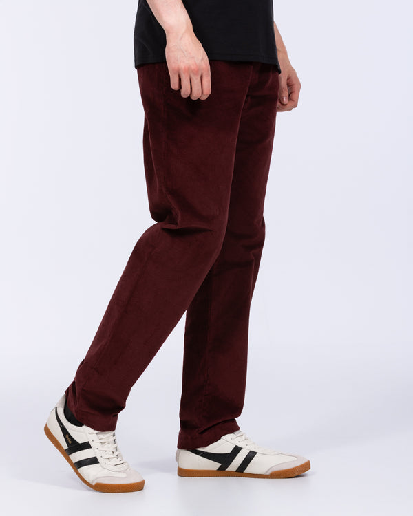 2t Fletcher Tall Cord Trouser (burgundy)