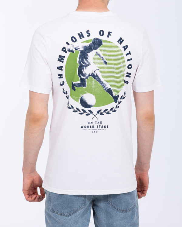 2t Tall Football Printed T-Shirt (white pattern)