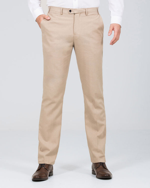 Skopes Tuscany Slim Fit Tall Linen Blend Suit (stone)