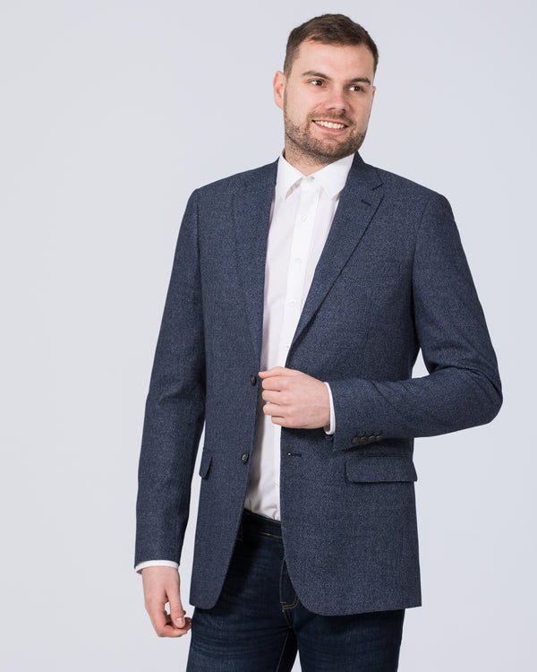 Skopes Cole Tall Textured Blazer (navy)