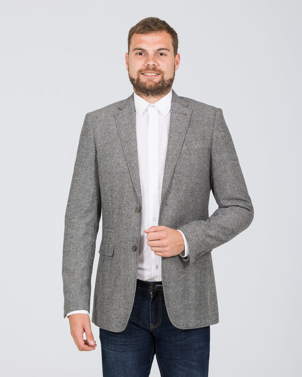 Skopes Ruthin Tall Tweed Blazer (silver)