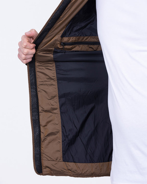 Cabano Tall Adjustable Puffer Jacket (copper)