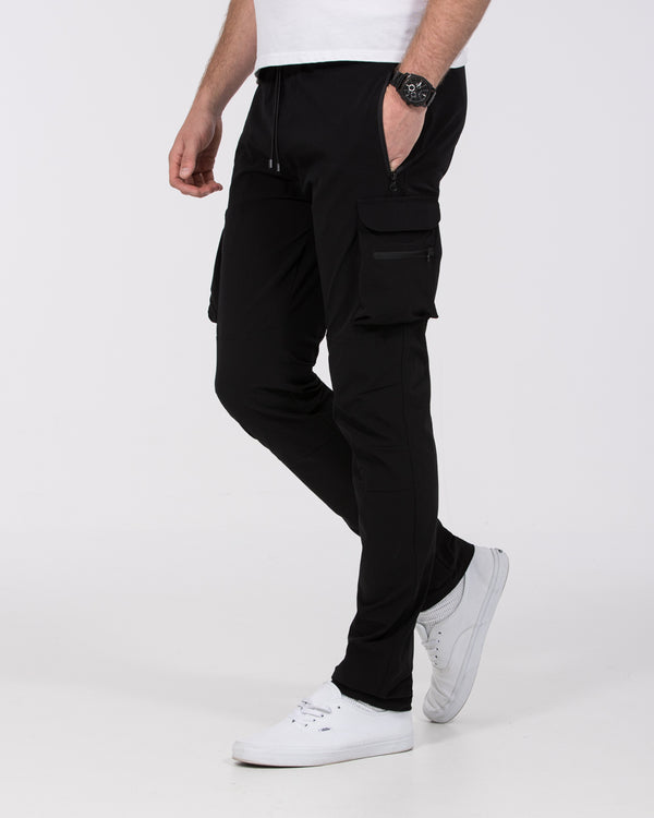 2t Roman Tall Utility Cargo Trousers (black)