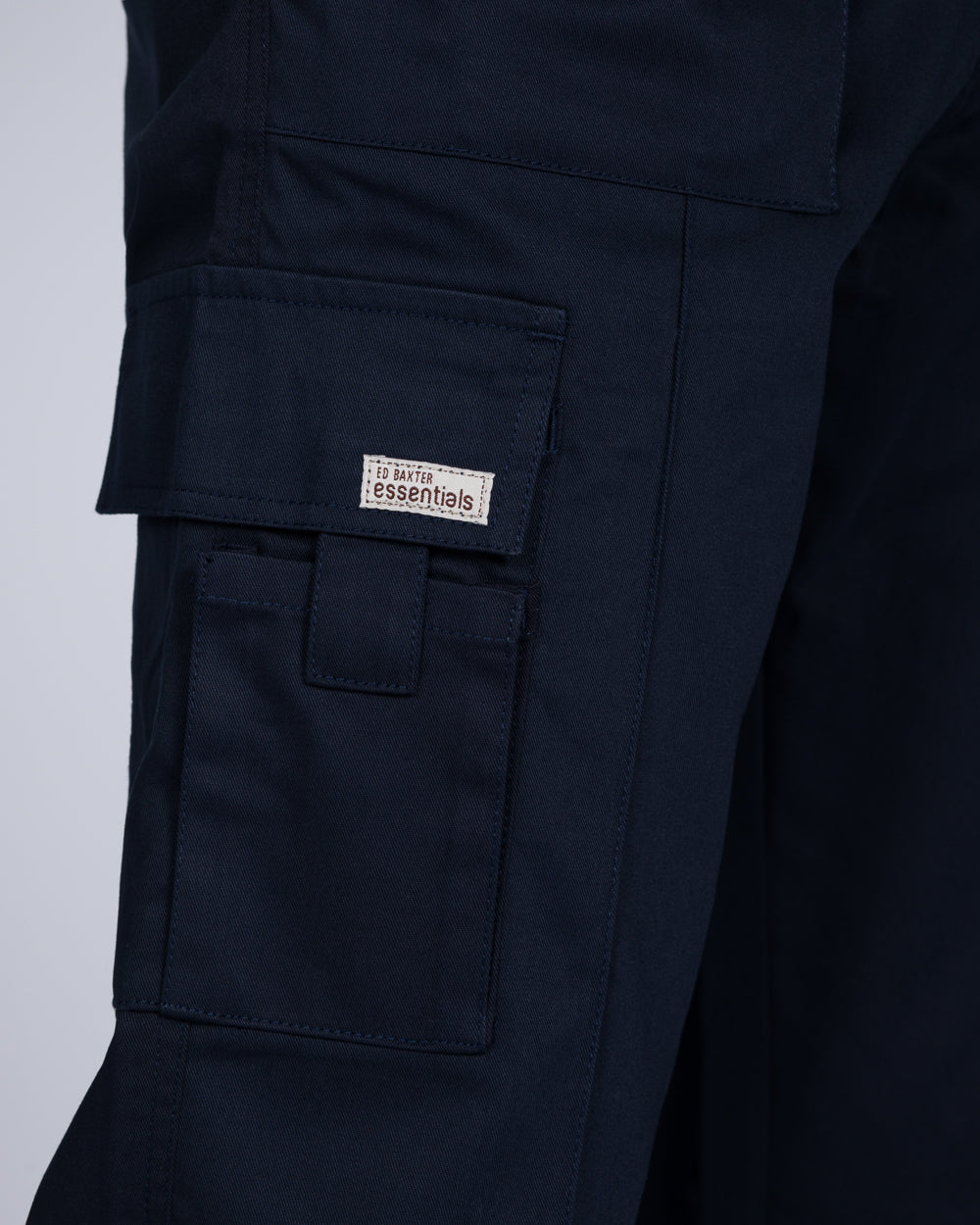 Ed Baxter Multi Pocket Tall Workwear Trousers (navy)