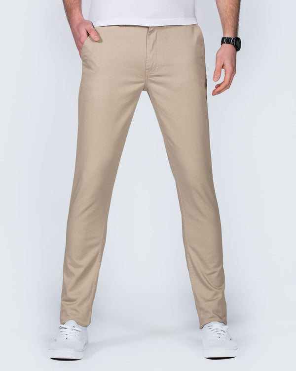 2t Slim Fit Tall Chinos (beige)