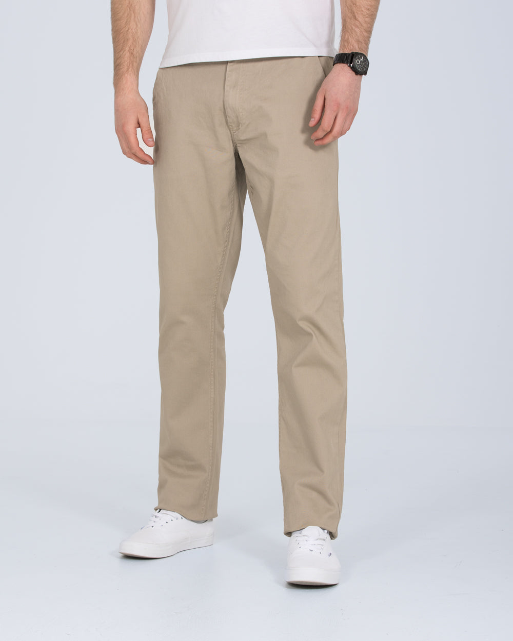 2t Marco Regular Fit Tall Chinos (beige)