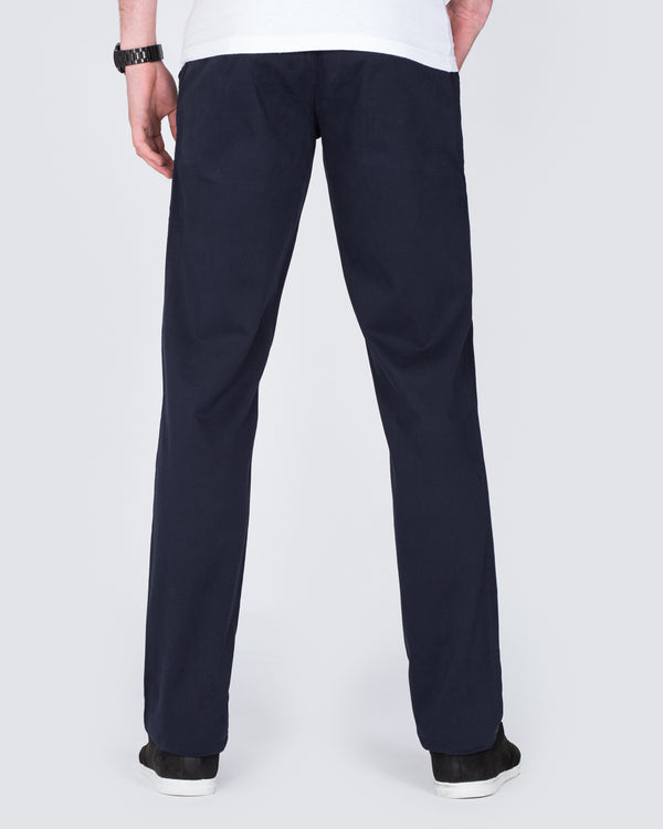 Ed Baxter Regular Fit Stretch Chinos (navy)