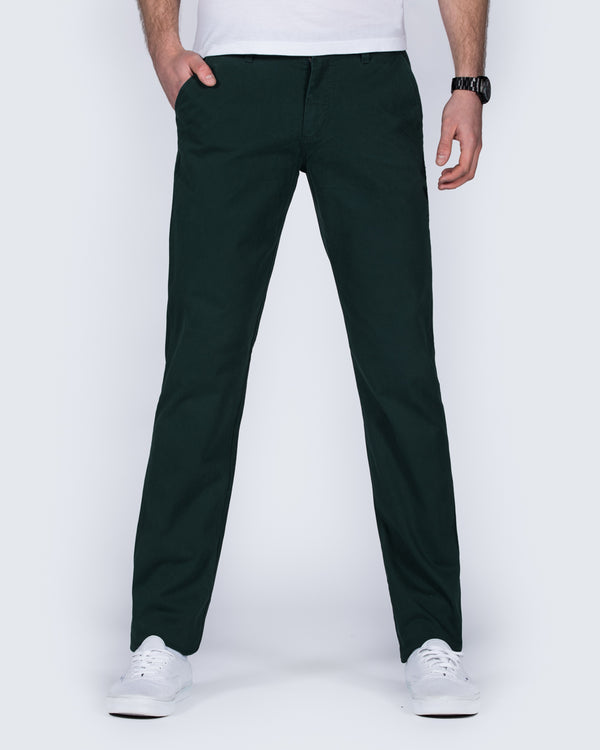 Redpoint Odessa Slim Fit Tall Chinos (dark green)