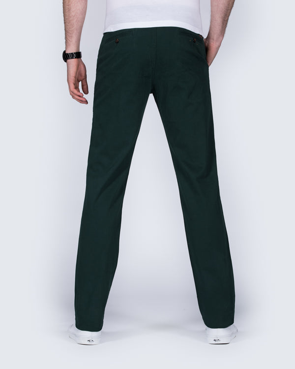 Redpoint Odessa Slim Fit Tall Chinos (dark green)