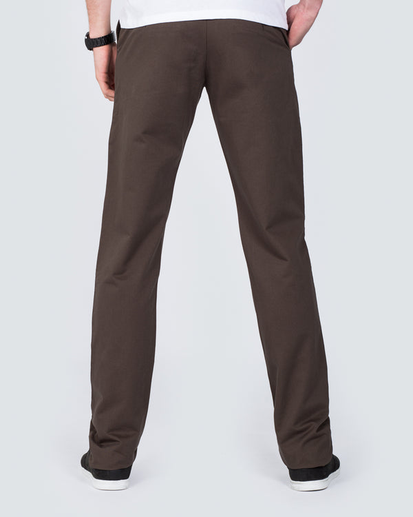 Ed Baxter Regular Fit Tall Chinos (grey)